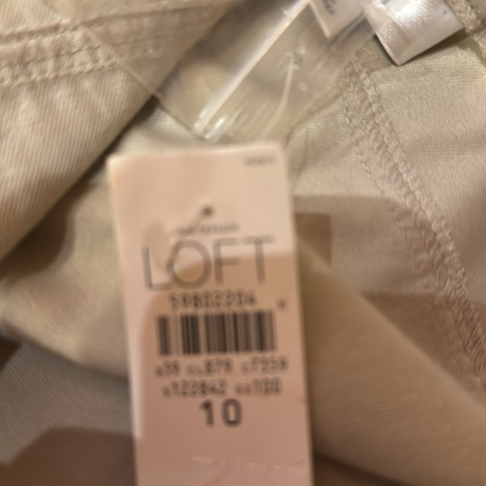 Ann Taylor Loft Flare-Leg Pants in Khaki - Picture 6 of 6
